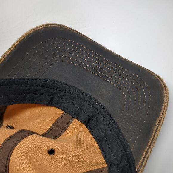 George Slideback Baseball Cap Brown One Size Adjustable Vented Holes Blank - Picture 8 of 9